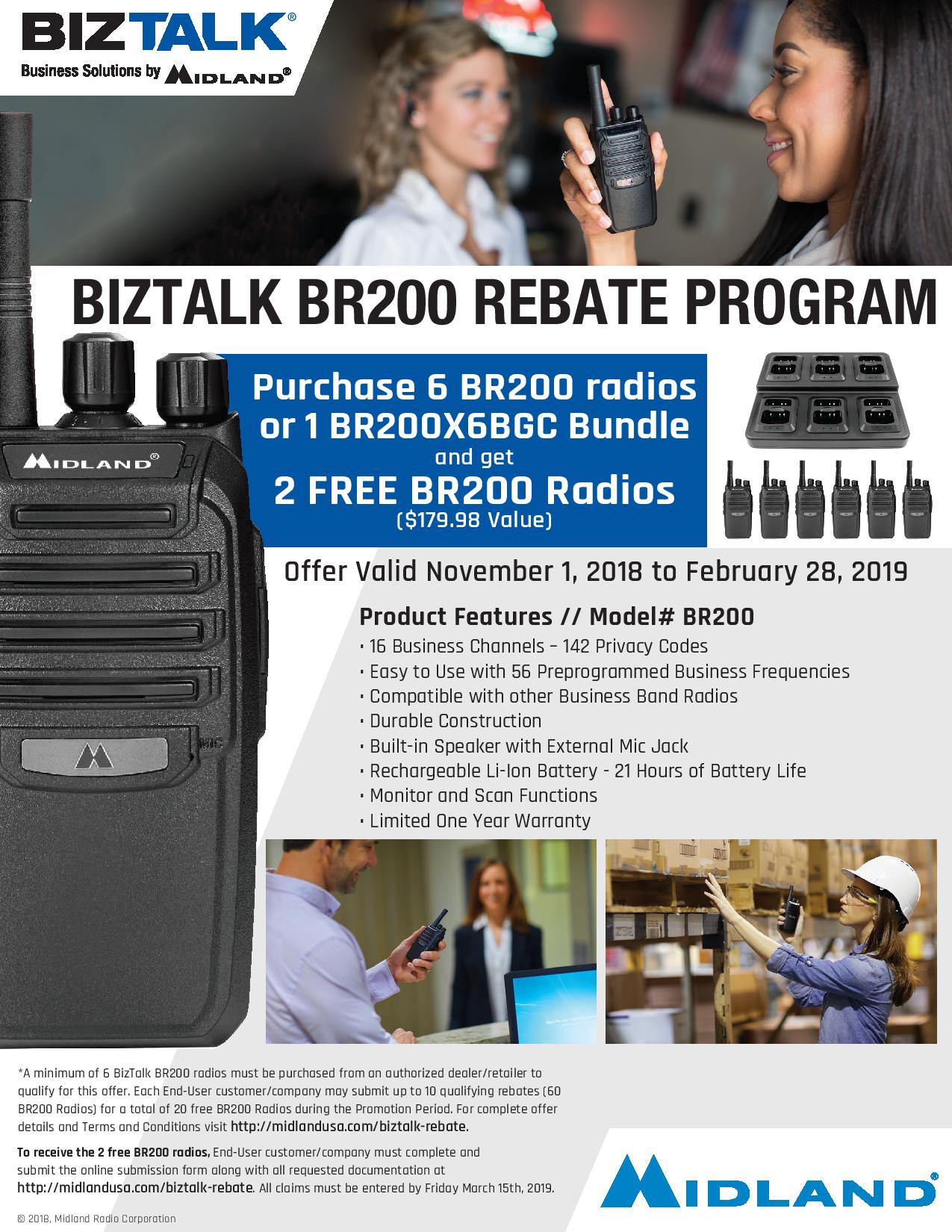 Midland Radio Rebate Form