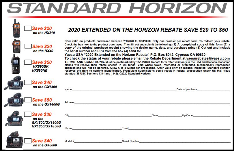 standard-horizon-2nd-quarter-2020-rebate-twowayradiocenter